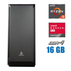 Ігровий ПК Segotep Tower / AMD Ryzen 5 3600 (6 (12) ядер по 3.6 - 4.2 GHz) / 16 GB DDR4 / 500 GB M.2 / AMD Radeon RX 6700 XT, 12 GB GDDR6, 192-bit / 700W