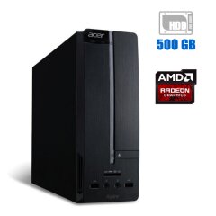 Комп'ютер Acer Aspire XC600 SFF / Intel Pentium G645 (2 ядра по 2.9 GHz) / 4 GB DDR3 / 500 GB HDD / AMD Radeon HD 7350, 1 GB GDDR3, 64-bit / DVD-ROM 