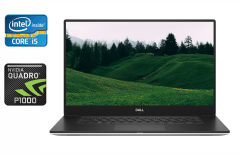 Мобільна робоча станція Dell Precision 5530 / 15.6" (1920x1080) IPS / Intel Core i5-8400H (4 (8) ядра по 2.5 - 4.2 GHz) / 16 GB DDR4 / 512 GB SSD / nVidia Quadro P1000, 4 GB GDDR5, 128-bit / HDMI