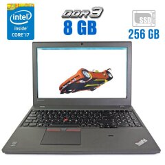 Мобільна робоча станція Lenovo ThinkPad W550s / 15.6" (1920x1080) TN / Intel Core i7-5500U (2 (4) ядра по 2.4 - 3.0 GHz) / 8 GB DDR3 / 256 GB SSD / nVidia Quadro K620M, 2 GB DDR3, 64-bit / WebCam / Дві батареї