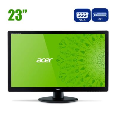Монитор Acer S230HL B bd / 23" (1920x1080) TN / VGA, DVI 