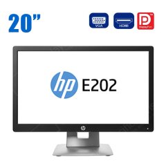 Монитор HP EliteDisplay E202 / 20" (1600x900) IPS / VGA, HDMI, DisplayPort, USB-Hub