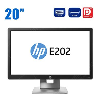 Монитор HP EliteDisplay E202 / 20" (1600x900) IPS / VGA, HDMI, DisplayPort, USB-Hub Монитор HP EliteDisplay E202 / 20" (1600x900) IPS / VGA, HDMI, DisplayPort, USB-Hub