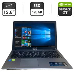 Ноутбук Asus R510L / 15.6" (1366x768) TN / Intel Core i5-4200U (2 (4) ядра по 1.6 - 2.6 GHz) / 12 GB DDR3 / 128 GB SSD / nVidia GeForce GT 740M, 2 GB GDDR3, 64-bit / WebCam / VGA