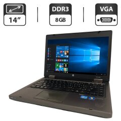 Ноутбук HP ProBook 6460b / 14" (1366x768) TN / Intel Core i5-2410M (2 (4) ядра по 2.3 - 2.9 GHz) / 8 GB DDR3 / 500 GB HDD / Intel HD Graphic 3000 / WebCam / DVD-ROM / Новая АКБ