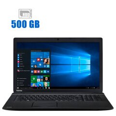 Ноутбук Toshiba Satellite C870D-11Z / 17.3" (1600x900) TN / AMD E1-1200 (2 ядра по 1.4 GHz) / 4 GB DDR3 / 500 GB HDD NEW / AMD Radeon HD 7310 / WebCam / Без АКБ