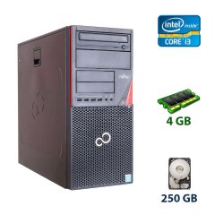 Системний блок Fujitsu Esprimo P720 Tower / Intel Core i3-4150 (2 (4) ядра по 3.5 GHz) / 4 GB DDR3 / 250 GB HDD