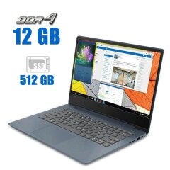 Ноутбук Б-клас Lenovo IdeaPad 330S-15IKB / 15.6" (1366x768) TN / Intel Core i3-8130U (2 (4) ядра по 2.2 - 3.4 GHz) / 12 GB DDR4 / 512 GB SSD M.2 / Intel UHD Graphics 620 / WebCam / Win 10 Home