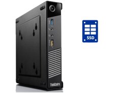 Неттоп Lenovo ThinkCentre M73 Tiny USFF / Intel Core i3-4130 (2 (4) ядра по 3.4 GHz) / 8 GB DDR3 / 240 GB SSD / Intel HD Graphics 4400