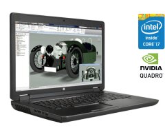 Мобильная рабочая станция HP ZBook 17 G2 / 17.3" (1600x900) TN / Intel Core i7-4710MQ (4 (8) ядра по 2.5 - 3.5 GHz) / 16 GB DDR3 / 256 GB SSD / nVidia Quadro K1100M, 2 GB GDDR5, 128-bit / WebCam / DVD-ROM / Wim 10 Pro