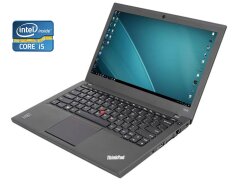 Нетбук Б-клас Lenovo ThinkPad X240 / 12.5" (1366x768) TN / Intel Core i5-4300U (2 (4) ядра по 1.9 - 2.9 GHz) / 8 GB DDR3 / 128 GB SSD / Intel HD Graphics 4400 / WebCam / Win 10 Pro