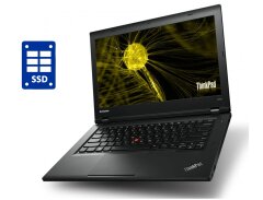 Ноутбук Б-клас Lenovo ThinkPad L440 / 14" (1366x768) TN / Intel Core i3-4000M (2 (4) ядра по 2.4 GHz) / 8 GB DDR3 / 120 GB SSD / Intel HD Graphics 4600 / WebCam