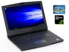 Игровой ноутбук Б-класс Dell Alienware 15 R3 / 15.6" (1920x1080) IPS / Intel Core i5-6300HQ (4 ядра по 2.3 - 3.2 GHz) / 16 GB DDR4 / 256 GB SSD NVMe / nVidia GeForce GTX 1060, 6 GB GDDR5, 192-bit / WebCam