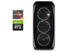 Новый игровой ПК AeroCool Aero One Eclipse Tower / AMD Ryzen 5 8400F (6 (12) ядер по 4.2 - 4.7 GHz) / 16 GB DDR5 / 1000 GB SSD / nVidia GeForce RTX 4060, 8 GB GDDR6, 128-bit / 500W / Win 11
