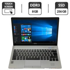 Ноутбук Fujitsu LifeBook S935 / 13.3" (1920x1080) IPS Touch / Intel Core i5-5300U (2 (4) ядра 2.3 - 2.9 GHz) / 8 GB DDR3 / 256 GB SSD / Intel HD Graphics 5500 / WebCam / Windows 10 Pro