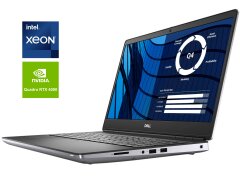 Мобильная рабочая станция Dell Precision 7755 / 17.3" (3840x2160) IPS / Intel Xeon W-10885M (8 (16) ядер по 2.4 - 5.3 GHz) / 32 GB DDR4 / 1000 GB SSD / nVidia Quadro RTX 4000, 8 GB GDDR6, 256-bit / WebCam / Win 11 Pro