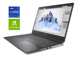 Мобільна робоча станція Б-клас Dell Precision 7560 / 15.6" (1920x1080) IPS / Intel Core i9-11950H (8 (16) ядер по 2.6 - 5.0 GHz) / 64 GB DDR4 / 512 GB SSD / nVidia RTX A5000, 16 GB GDDR6, 256-bit / WebCam