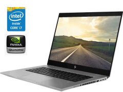 Мобільна робоча станція HP ZBook Studio G5 / 15.6" (1920x1080) IPS / Intel Core i7-8850H (6 (12) ядер по 2.6 - 4.3 GHz) / 8 GB DDR4 / 500 GB SSD / nVidia Quadro P1000, 4 GB DDR5, 128-bit / WebCam / Win 10 Pro