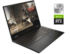 Игровой ноутбук HP Omen 15-ek0042tx / 15.6" (1920x1080) IPS / Intel Core i7-10750H (6 (12) ядер по 2.6 - 5.0 GHz) / 16 GB DDR4 / 512 GB SSD / nVidia GeForce RTX 2060, 6 GB GDDR6, 192-bit / WebCam