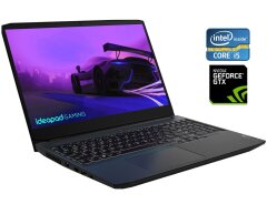 Ігровий ноутбук Lenovo IdeaPad Gaming 3 15IHU6 / 15.6" (1920x1080) IPS / Intel Core i5-11300H (4 (8) ядра по 2.6 - 4.4 GHz) / 8 GB DDR4 / 256 GB SSD / nVidia GeForce GTX 1650, 4GB GDDR6, 128-bit / WebCam