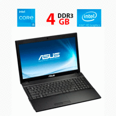 Ноутбук Asus P53E / 15.6" (1366x768) TN / Intel Core i5-2430M (2 (4) ядра по 2.4 - 3.0 GHz) / 4 GB DDR3 / 240 GB SSD / Intel HD Graphics 3000