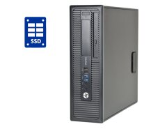 ПК HP EliteDesk 800 G1 SFF / Intel Core i3-4130 (2 (4) ядра по 3.4 GHz) / 4 GB DDR3 / 120 GB SSD / Intel HD Graphics 4400 / DVD-ROM