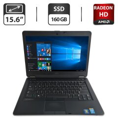 Ноутбук Б-класс Dell Latitude E6540 / 15.6" (1366x768) TN / Intel Core i7-4810MQ (4 (8) ядра по 2.8 - 3.8 GHz) / 8 GB DDR3 / 160 GB SSD / AMD Radeon HD 8790M, 2 GB GDDR5, 128-bit / WebCam / HDMI