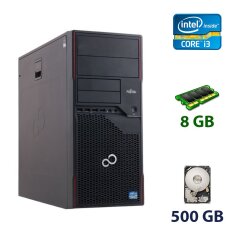 Fujitsu Esprimo P700 E85+ Tower / Intel Core i3-2120 (2 (4) ядра по 3.3 GHz) / 8 GB DDR3 / 500 GB HDD / nVidia GeForce GTX 750 Ti, 2 GB GDDR5, 128-bit