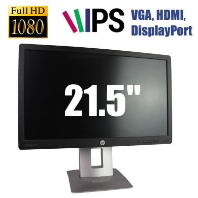 HP EliteDisplay E222 / 21.5" (1920x1080) IPS / VGA, HDMI, DisplayPort HP EliteDisplay E222 / 21.5" (1920x1080) IPS / VGA, HDMI, DisplayPort