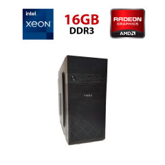 Ігровий ПК Vinga CS112B Tower / Intel Xeon E3-1240 v3 (4 (8) ядра по 3.4 - 3.8 GHz) (аналог i7-4770) / 16 GB DDR3 / 256 GB SSD / AMD Radeon R9 270, 2 GB GDDR5, 256-bit