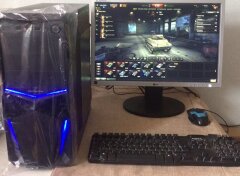 Компьютер на  Intel Core i5-2300 (4 ядра 3.1 GHz) / 6GB DDR3 / 500GB HDD / GeForce GT 1030 2GB GDDR5 + Монитор / 22" / 1680x1050 