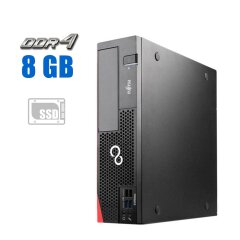 Компьютер Fujitsu Esprimo D556-2 E90+ SFF / Intel Core i3-6100 (2 (4) ядра по 3.7 GHz) / 8 GB DDR4 / 120 GB SSD / Intel HD Graphics 530