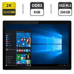Ноутбук-трансформер Lenovo ThinkPad X1 Tablet (3rd Gen) / 12" (2160x1440) IPS Touch / Intel Core m5-6Y54 (2 (4) ядра по 1.1 - 2.7 GHz) / 8 GB DDR3 / 256 GB SSD M.2 / Intel HD Graphics 515 / WebCam 8 MP + 2 MP / USB 3.0 / Без клавіатури