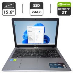 Ноутбук Б-класс Asus X550C / 15.6" (1366x768) TN / Intel Core i5-3337U (2 (4) ядра по 1.8 - 2.7 GHz) / 8 GB DDR3 / 256 GB SSD / nVidia GeForce GT 720M, 2 GB GDDR3, 64-bit / WebCam