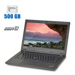 Ноутбук Lenovo ThinkPad L440 / 14" (1366x768) TN / Intel Core i3-4000M (2 (4) ядра по 2.4 GHz) / 4 GB DDR3 / 500 GB HDD / Intel HD Graphics 4600 / WebCam / Без АКБ