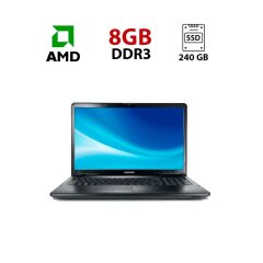 Ноутбук Samsung NP355E7C / 17.3" (1600x900) TN / AMD A4-4300M (2 ядра по 2.5 - 3.0 GHz) / 8 GB DDR3 / 240 GB SSD / AMD Radeon HD 7670M, 1 GB DDR3, 128-bit / WebCam