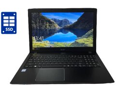 Ноутбук Acer Aspire E5-576-392H / 15.6" (1920x1080) TN / Intel Core i3-8130U (2 (4) ядра по 2.2 - 3.4 GHz) / 8 GB DDR3 / 240 GB SSD / Intel UHD Graphics 620 / WebCam / Win 10 Pro