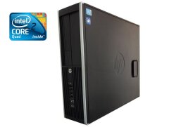 ПК HP Compaq 6000 Pro SFF / Intel Core 2 Quad Q9400 (4 ядра по 2.6 GHz) / 8 GB DDR3 / 240 GB SSD / Intel GMA Graphics 4500 / DVD-ROM