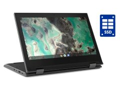 Нетбук-трансформер Lenovo 300e Chromebook 2nd Gen / 11.6" (1366x768) IPS Touch / Intel Pentium Silver N5030 (4 ядра по 1.1 - 3.1 GHz) / 8 GB DDR4 / 128 GB SSD / Intel UHD Graphics 605 / WebCam
