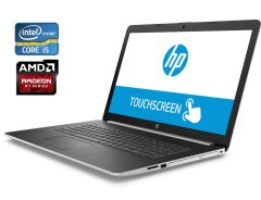 Игровой ноутбук HP 17-by0053cl / 17.3" (1600x900) TN Touch / Intel Core i5-8250U (4 (8) ядра по 1.6 - 3.4 GHz) / 16 GB DDR4 / 240 GB SSD + 750 GB HDD / AMD Radeon R7 M440, 2 GB DDR3, 64-bit / WebCam / Windows 10
