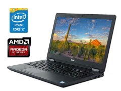 Игровой ноутбук Dell Latitude E5570 / 15.6" (1920x1080) IPS / Intel Core i7-6820HQ (4 (8) ядра по 2.7 - 3.6 GHz) / 8 GB DDR4 / 256 GB SSD / AMD Radeon R7 M370, 2 GB GDDR5, 256-bit / WebCam / Win 10 Pro