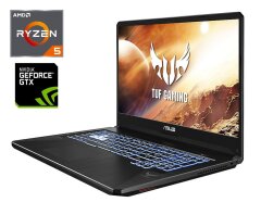 Ігровий ноутбук Asus TUF Gaming FX705DT / 17.3" (1920x1080) IPS / AMD Ryzen 5 3550H (4 (8) ядра по 2.1 - 3.7 GHz) / 16 GB DDR4 / 512 GB SSD / nVidia GeForce GTX 1650, 4 GB GDDR6, 128-bit / WebCam