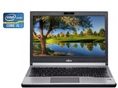 Ультрабук Fujitsu LifeBook E736 / 13.3" (1366x768) TN / Intel Core i5-6300U (2 (4) ядра по 2.4 - 3.0 GHz) / 8 GB DDR4 / 128 GB SSD / Intel HD Graphics 520 / WebCam / Win 10