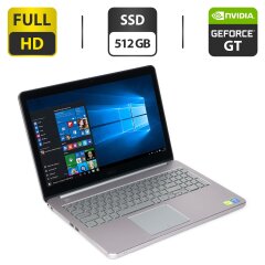 Ноутбук Б-класс Dell Inspiron 15 7537 / 15.6" (1920x1080) TN / Intel Core i7-4510U (2 (4) ядра по 2.0 - 3.1 GHz) / 16 GB DDR3 / 512 GB SSD / nVidia GeForce GT 750M, 2 GB GDDR5, 128-bit / WebCam / HDMI + Беспроводная мышка