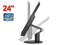 Новый моноблок Lenovo ThinkCentre M910z All-in-One / 24" (1920x1080) IPS Touch / Intel Core i5-6400 (4 ядра по 2.7 - 3.3 GHz) / 8 GB DDR4 / 256 GB SSD / Intel HD Graphics 530 / DVD-RW / Win 10 Pro