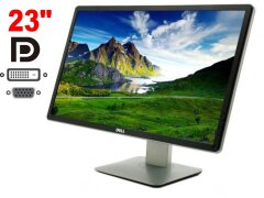 Монитор Dell P2314HC / 23" (1920x1080) IPS / 1x DVI, 1x DP, 1x VGA, 3x USB 2.0, 1x USB Type-B / VESA 100x100