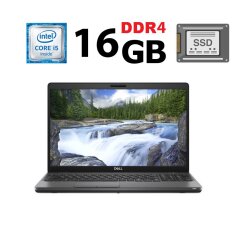 Ноутбук Б-клас Dell Precison 3540 / 15.6" (1920x1080) TN / Intel Core i5-8365U (4 (8) ядра по 1.6 - 4.1 GHz) / 16 GB DDR4 / 256 GB SSD / Intel UHD Graphics 620 / WebCam