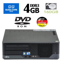 Fujitsu e5731 SFF / Intel Core 2 Quad Q6600 (4 ядра по 2.4GHz) / 4GB DDR3 / 160GB HDD   