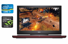 Ігровий ноутбук Dell Inspiron 15 7567 / 15.6" (3840x2160) IPS / Intel Core i7-7700HQ (4 (8) ядра по 2.8 - 3.8 GHz) / 32 GB DDR4 / 1000 GB SSD + 256 GB SSD / nVidia GeForce GTX 1050 Ti, 4 GB GDDR5, 128-bit / WebCam / Windows 10