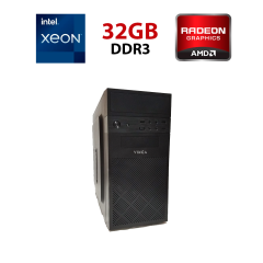 Ігровий ПК Vinga CS112B Tower / Intel Xeon E3-1240 v3 (4 (8) ядра по 3.4 - 3.8 GHz) (аналог i7-4770) / 32 GB DDR3 / 256 GB SSD / AMD Radeon R9 270, 2 GB GDDR5, 256-bit